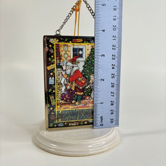 Mary Engelbreit Stained Glass Suncatcher The Night Before Christmas Via Vermont - Picture 4 of 8